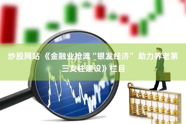 炒股网站 《金融业抢滩“银发经济” 助力养老第三支柱建设》栏目
